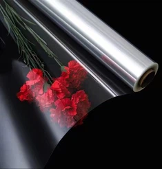 Läpinäkyvä kukkarullakalvo